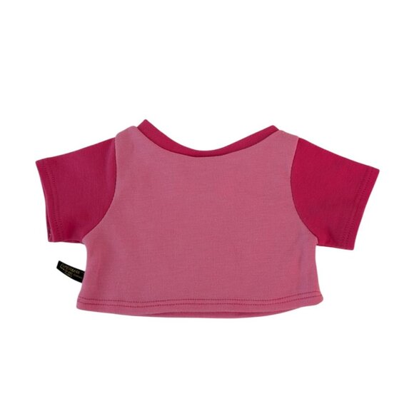 Build-A-Bear Clothes Pink Striped & Supergirl Shirts w/Black Pink Skirts Outfits - Picture 3 of 10